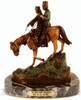 151 Down The Steppes Bronze Statue by J.P. Aube