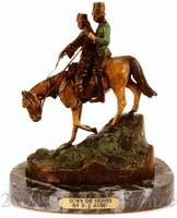 151 Down The Steppes Bronze Statue by J.P. Aube