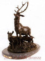 162 Elk Family by Leduc