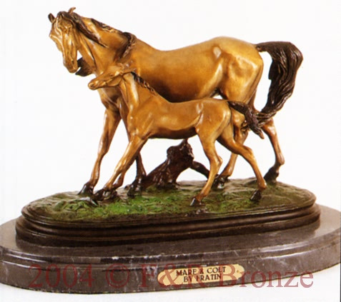 165 Mare & Colt by Fratin