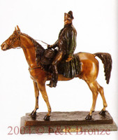 169 Napoleon on Horse Bronze Satatue by Molise