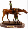 170 Jockey & Groom Bronze Statue by John Willis Good