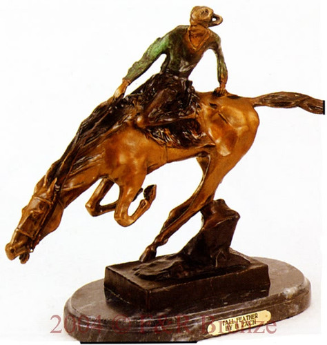 172 Tall Feather Bronze Statue by Bono Zach