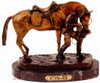 173 The Last Drop Bronze Statue by Schreyvogel 