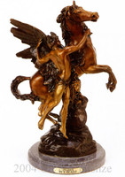 174 Pegasus Bronze Statue by E. Picault