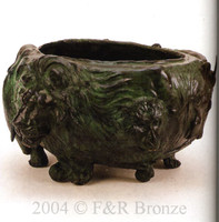187 Animalier Bronze Vase by Pierre Jules Mene