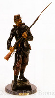 198 Soldier With Bayonet Bronze Statue by Mariotoy