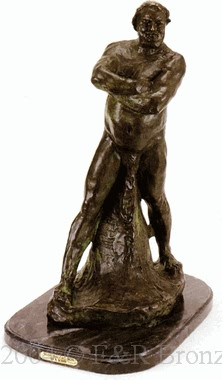 205 Nude Balzac Bronze Statue by Auguste Rodin