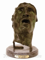 209 Mask Of Sorrow Bronze Statue by Auguste Rodin