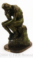 204 Thinker Bronze Statue by Auguste Rodin