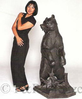 149M Monumental  Grizzly Bronze Statue by Liberich