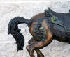 168 Carousel Horse Bronze Sattue by Carmel (Regular)