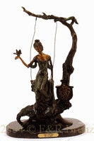 221 The Swing Bronze Statue by Louis Justin Icart	 	 

