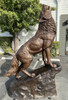  Wolf Bronze Sculpture
