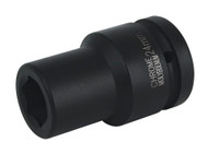 Sealey IS124D Impact Socket 24mm Deep 1"Sq Drive