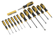 Siegen S0598 Soft Grip Screwdriver & Bit Set 23pc