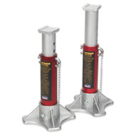 Sealey AS1500A Axle Stands (Pair) 1.5tonne Capacity per Stand Aluminium