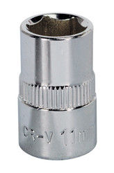 Sealey SP3811 WallDriveå¬ Socket 11mm 3/8"Sq Drive Fully Polished