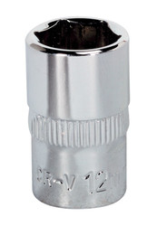 Sealey SP3812 WallDriveå¬ Socket 12mm 3/8"Sq Drive Fully Polished