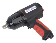 Sealey GSA6002 Composite Air Impact Wrench 1/2"Sq Drive Twin Hammer