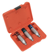 Sealey SX0371 Spark & Glow Plug Torque Limiter Set 3pc 3/8"Sq Drive