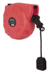 Sealey CRM101 Cable Reel System Retractable 10mtr 1 x 230V Socket