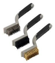Sealey WB101 Wire Brush Set 3pc Wide Body