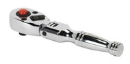 Sealey AK660SF Ratchet Wrench Flexi-Head Stubby 1/4"Sq Drive