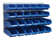 Sealey TPS131 Bin & Panel Combination 24 Bins - Blue