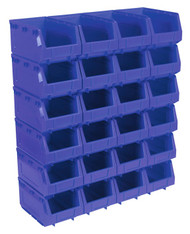 Sealey TPS324B Plastic Storage Bin 148 x 240 x 128mm - Blue Pack of 24