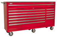 Sealey AP6612 Rollcab 12 Drawer with Ball Bearing Runners Heavy-Duty - Red