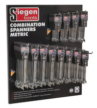 Sealey SIEGEN PAC 1 Display Panel with 8-19mm Spanners