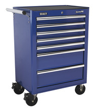 Sealey AP26479TC Rollcab 7 Drawer with Ball Bearing Runners - Blue
