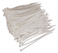 Sealey CT10025P200W Cable Tie 100 x 2.5mm White Pack of 200