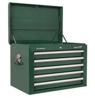 Sealey AP26059TBRG Topchest 5 Drawer with Ball Bearing Runners - Green