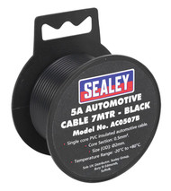 Sealey AC0507B Automotive Cable Thick Wall 5A 7mtr Black