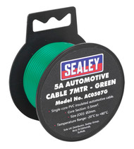 Sealey AC0507G Automotive Cable Thick Wall 5A 7mtr Green