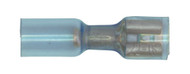 Sealey BTSPF25 Heat Shrink Push-On Terminal 6.4mm Female Blue Pack of 25