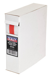 Sealey HST12708R Heat Shrink Tubing Red åø12.7-6.4mm 8mtr