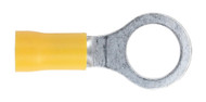 Sealey YT16 Easy-Entry Ring Terminal åø10.5mm (3/8") Yellow Pack of 100