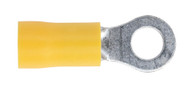 Sealey YT18 Easy-Entry Ring Terminal åø5.3mm (2BA) Yellow Pack of 100