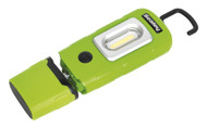 Sealey LED3601G Rechargeable 360åÁ Inspection Lamp 2W COB + 1W LED Green Lithium-Polymer