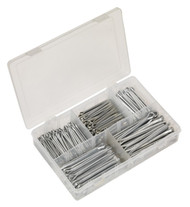 Sealey AB003SP Split Pin Assortment 230pc Large Sizes Imperial & Metric