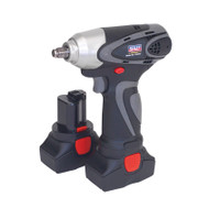 Sealey CP6001 Cordless Impact Wrench 14.4V 2Ah Lithium-ion 3/8"Sq Drive 140Nm - 2 Batteries 40min Charger
