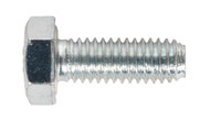 Sealey SS616 HT Setscrew M6 x 16mm 8.8 Zinc DIN 933 Pack of 50