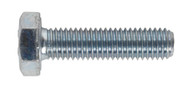 Sealey SS1040 HT Setscrew M10 x 40mm 8.8 Zinc DIN 933 Pack of 25