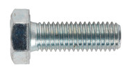 Sealey SS1235 HT Setscrew M12 x 35mm 8.8 Zinc DIN 933 Pack of 25