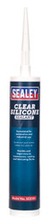 Sealey SCS101 RTV Clear Silicone Sealant 300ml