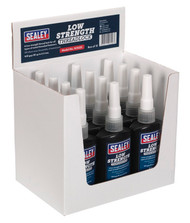 Sealey SCS222 Thread Lock Low Strength 50ml Pack of 12