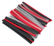 Sealey HSTAL72MC Heat Shrink Tubing Assortment 72pc Mixed Colours Adhesive Lined 200mm